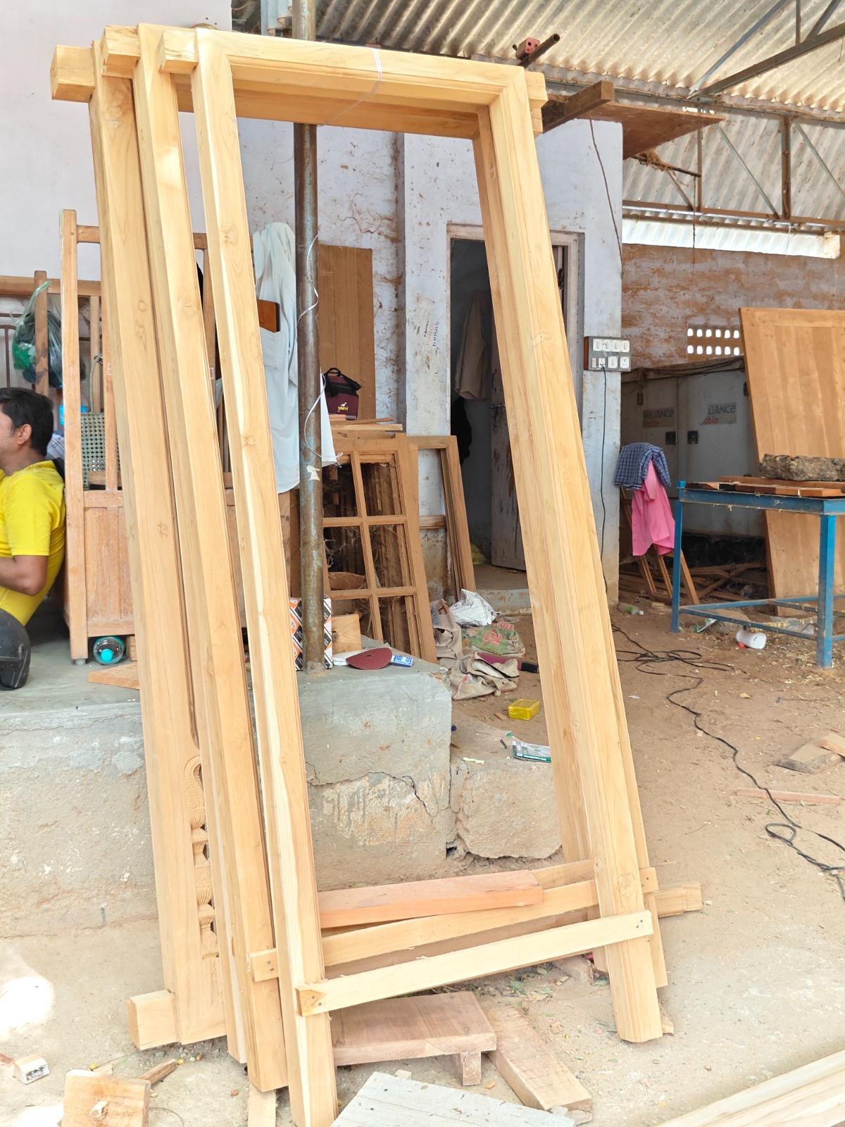 Finished timber frames